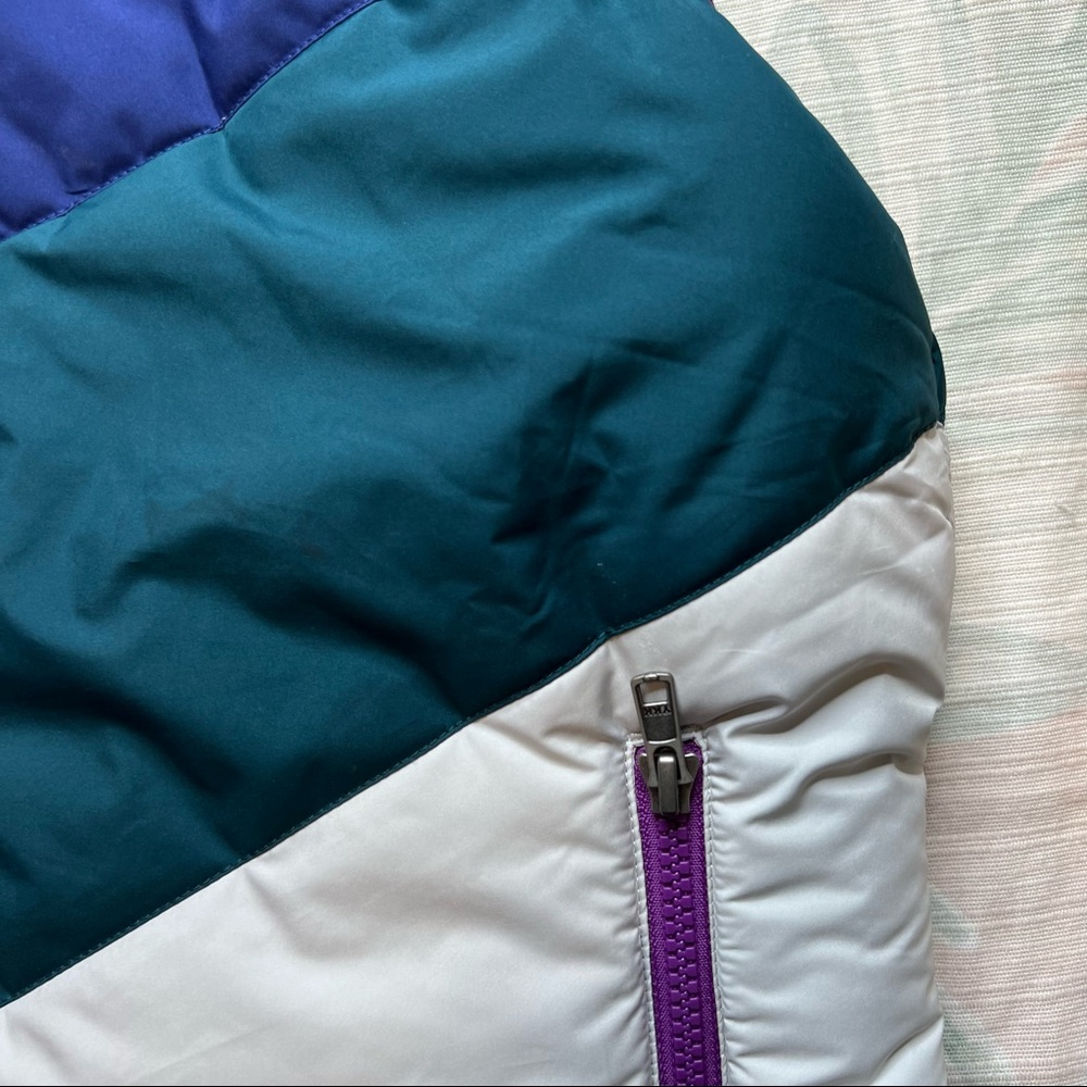 Patagonia Mirror Lake Vest Reversible Puffer Jacket Colorblock Warm Winter Large - Picture 5 of 10